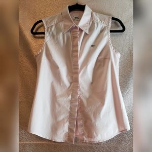 Lacoste Button Down Womans Cotton Blouse